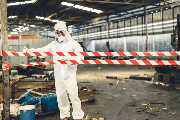 Professional Hoarding Cleanup technician working in Abingdon, IL